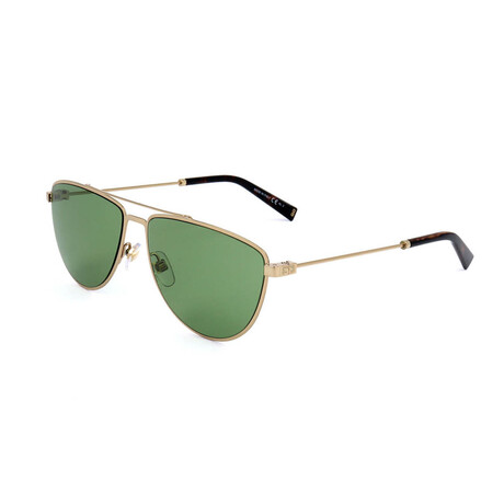 Unisex 7157-S-PEF Sunglasses // Gold + Green