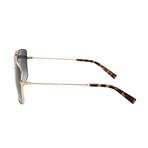 Men's 7162-S-2F7 Sunglasses // Gold + Gray