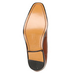 1099 // Leather Oxford Shoes // Cognac + Brown (US: 9)