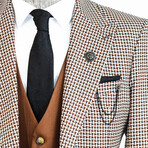 Bryson Slim Fit 3-Piece Suit // Beige (Euro: 42)