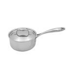Duratux Tri-Ply Stainless Steel Saucepan + Lid // 1.5-Quart