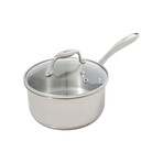 Concentrix Stainless Steel Saucepan + Lid // 1.5-Quart