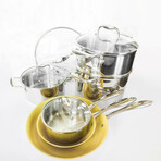 Concentrix Stainless Steel Cookware Set // 10-Piece Set (Cobalt Blue)