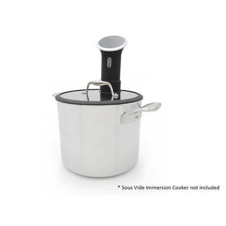 Chef Series // Tri-Ply Stainless Steel Sous Vide Pot // 9.8-Quart