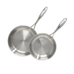 Chef Series Bundle: The Ultimate Sous Vide Kit // Tri-Ply Stainless Steel Sous Vide Pot + 8" Frypan + 10" Frypan