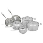 Duratux Tri-Ply Stainless Steel Cookware Set // 10-Piece Set