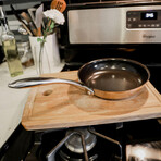 Concentrix Stainless Steel Nonstick Frypan // 8" // Black