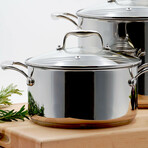 Concentrix Stainless Steel Pot + Lid // 3-Quart