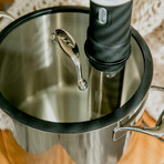 Chef Series // Tri-Ply Stainless Steel Sous Vide Pot // 9.8-Quart