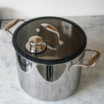 Chef Series // Tri-Ply Stainless Steel Sous Vide Pot // 9.8-Quart