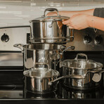 Concentrix Stainless Steel Pot + Lid // 3-Quart