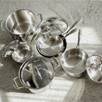 Duratux Tri-Ply Stainless Steel Cookware Set // 10-Piece Set