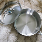 Duratux Tri-Ply Stainless Steel Saucepan + Lid // 3.32-Quart