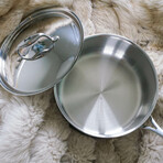 Duratux Tri-Ply Stainless Steel Saucepan + Lid // 1.5-Quart