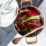 Duratux Tri-Ply Stainless Steel Stockpot + Lid // 8-Quart