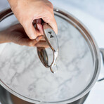 Duratux Tri-Ply Stainless Steel Dutch Oven + Lid // 6-Quart