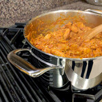 Duratux Tri-Ply Stainless Steel Dutch Oven + Lid // 6-Quart