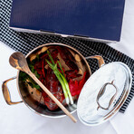 Duratux Tri-Ply Stainless Steel Dutch Oven + Lid // 6-Quart