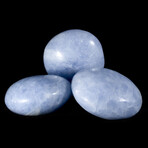 Blue Calcite Palm Stone