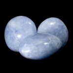 Blue Calcite Palm Stone
