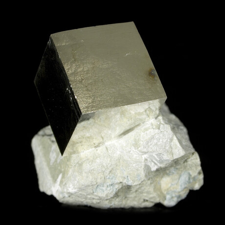 Cubic Pyrite Crystal on Matrix v.1