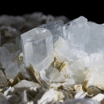 Aquamarine & Muscovite on Matrix