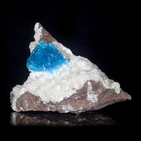 Cavansite on Heulandite