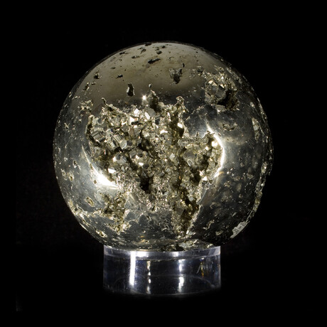Dramatic Pyrite Sphere