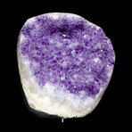 Agate Framed Amethyst // Stand Mounted