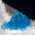Cavansite on Heulandite