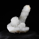 Freestanding Stalactites of Miniature Quartz Crystals