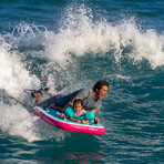 Tandm Surf Inflatable Bodyboard // Orange + Blue