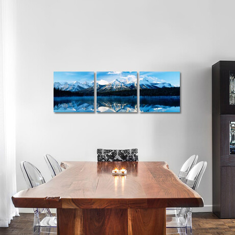 Herbert Lake, Banff National Park, Alberta, Canada by Panoramic Images (36"W x 12"H x 0.75"D)