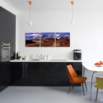 Mountains covered with snow and fall colors, near Telluride, Colorado, USA by Panoramic Images (36"W x 12"H x 0.75"D)