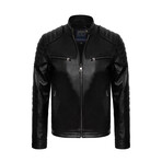 Gage Leather Jacket // Black (2XL)