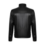 Cole Leather Jacket // Black (L)