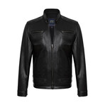 Cole Leather Jacket // Black (2XL)