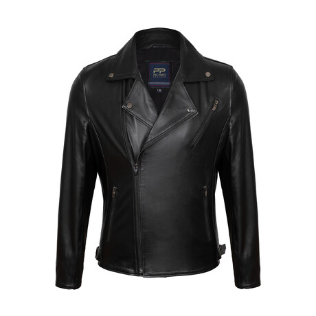 Bailey Leather Jacket // Black (S)