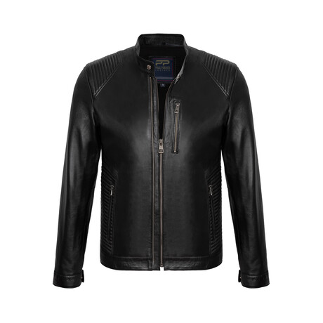 Lance Leather Jacket // Black (S)