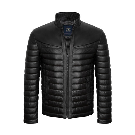 Cortez Leather Jacket // Black (S)