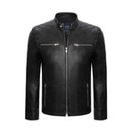 Bruno Leather Jacket // Black (XL)