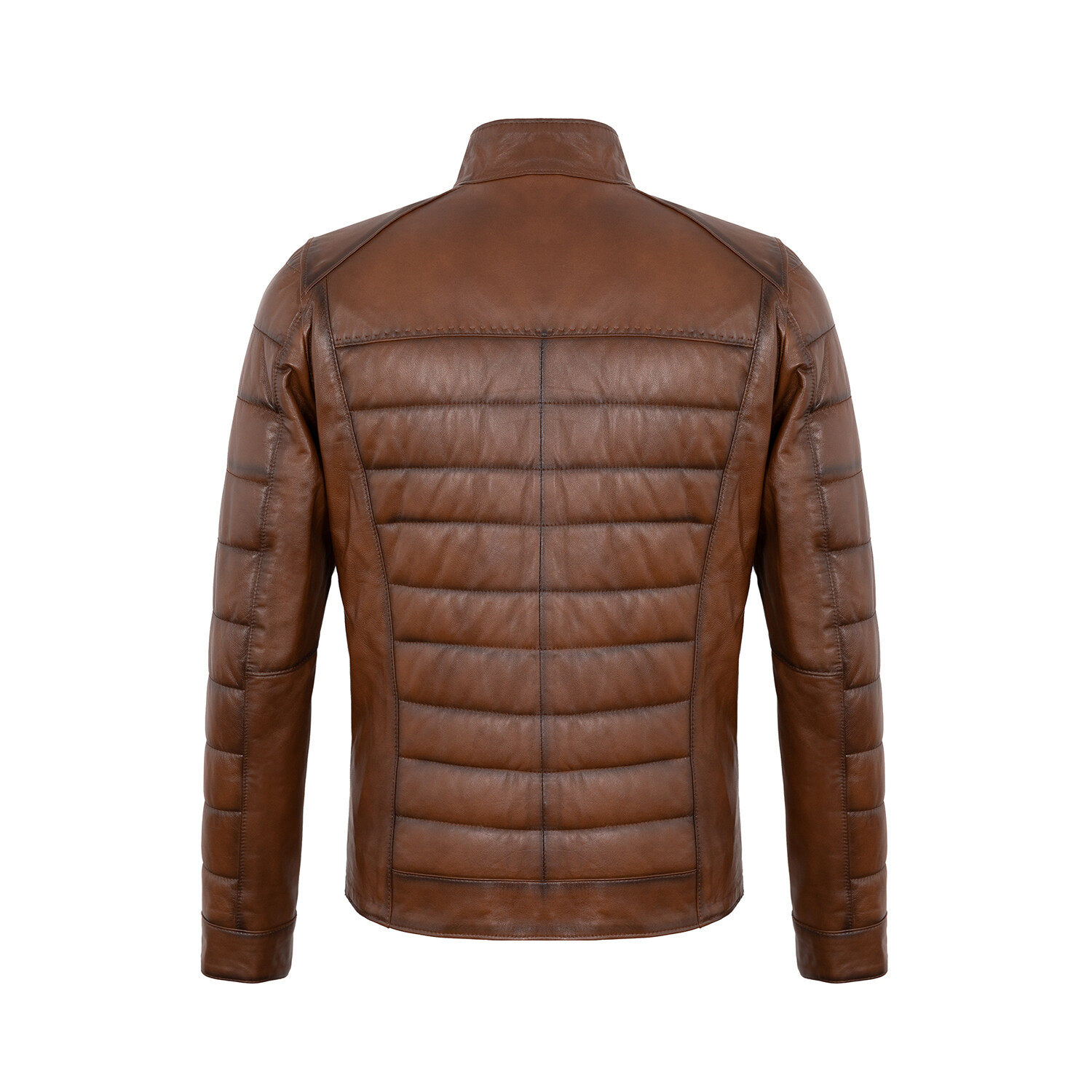 Orion Leather Jacket // Chestnut (S) - Paul Parker Leather Jackets ...
