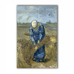 Peasant Woman Binding Sheaves, after Millet (27.5"H x 17.7"W x 1.1"D)