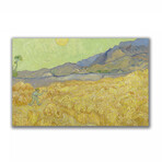 Wheat Fields with Reaper at Sunrise (17.7"H x 27.5"W x 1.1"D)