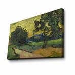 Landscape with the Chateau of Auvers at Sunset (17.7"H x 27.5"W x 1.1"D)