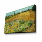 Wheat Field with the Alpilles Foothills in the Background (17.7"H x 27.5"W x 1.1"D)