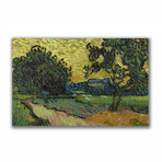 Landscape with the Chateau of Auvers at Sunset (17.7"H x 27.5"W x 1.1"D)