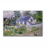 Houses at Auvers (17.7"L x 27.5"W x 1.1"D)