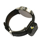CPLU Rechargeable Watchband LED Flashlight // Titanium (Sandblasted)