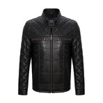 Ethan Leather Jacket // Black (M)